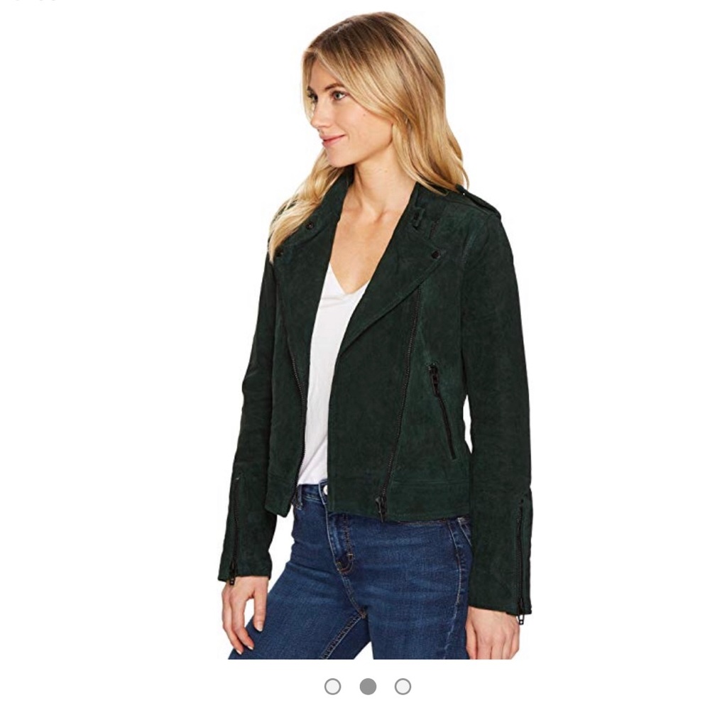 Blank NYC No Limit Suede Moto Jacket - Small